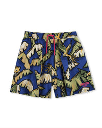 Short à taille élastiquée - Wave Blue