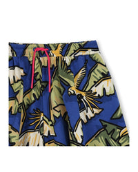Short à taille élastiquée - Wave Blue