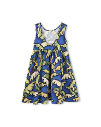 Robe en imprimé - Wave Blue