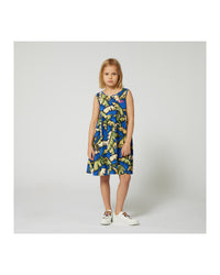 Robe en imprimé - Wave Blue