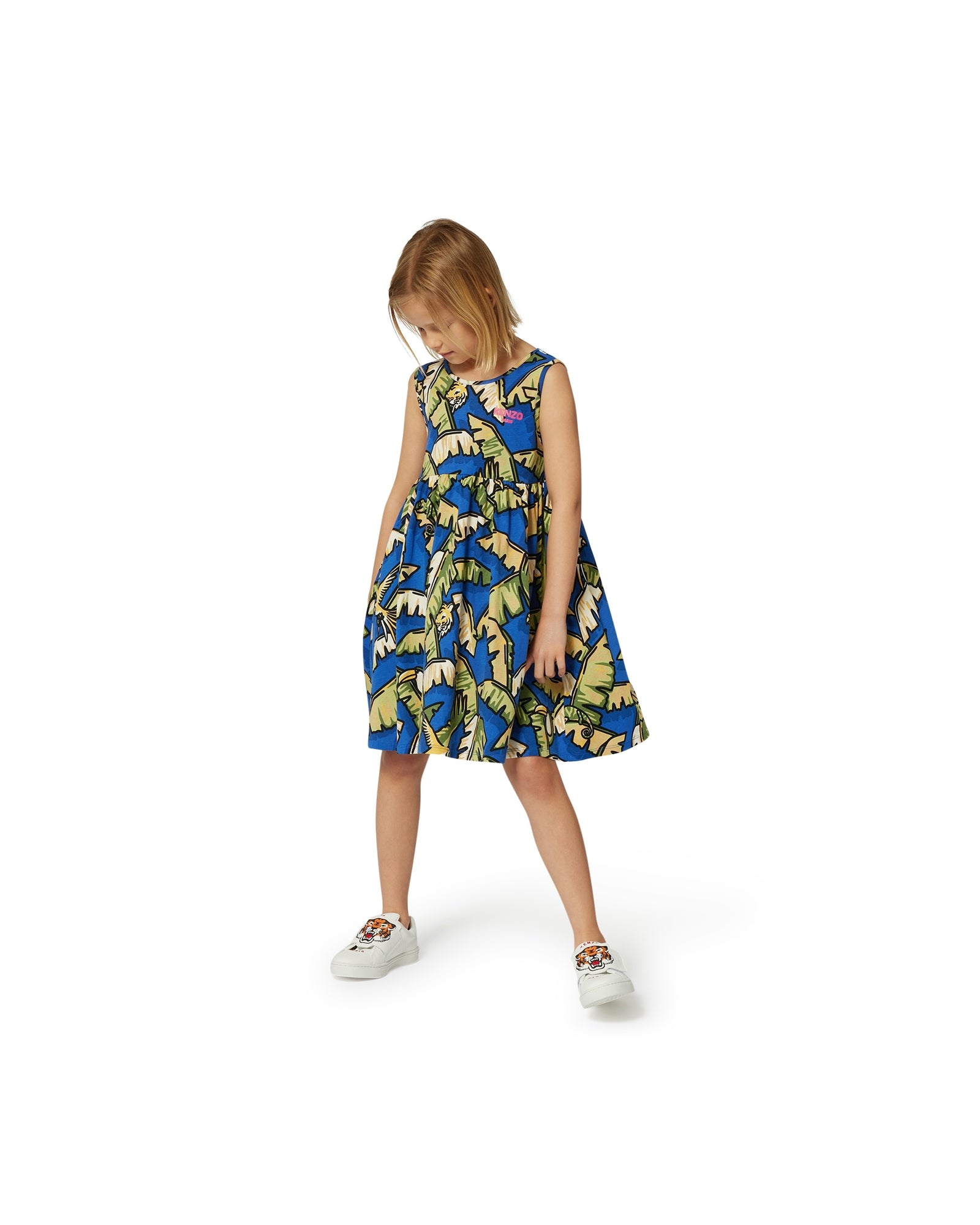 Robe en imprimé - Wave Blue