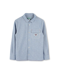 Chemise à poche passepoilée - Chambray