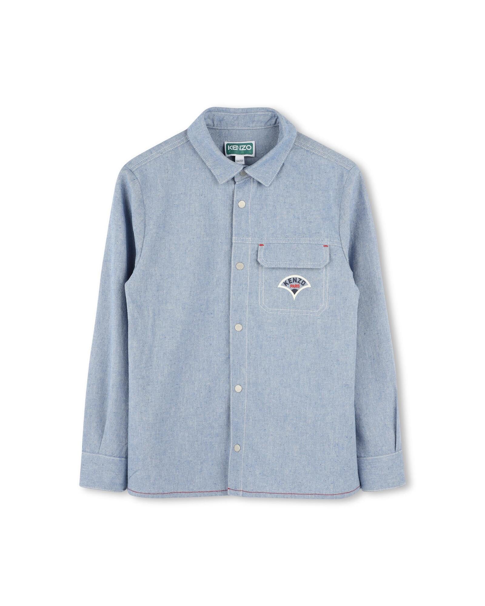 Chemise à poche passepoilée - Chambray