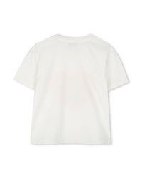 Ensemble t-shirt short avec logo en coton - Rouge Vif