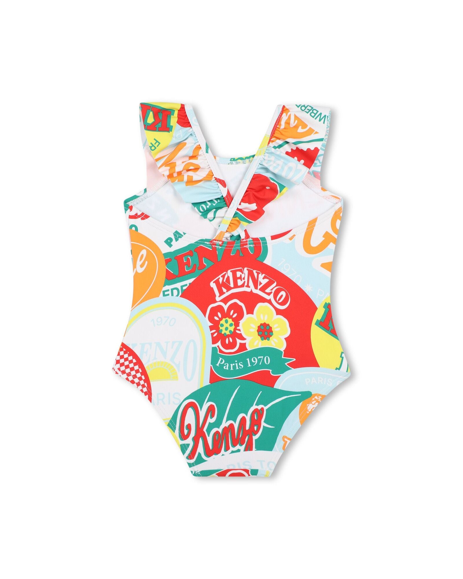 Maillot de bain 1 piece avec logo - Multicolor