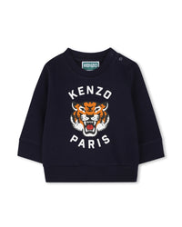 Sweatshirt and trouser set with cotton logo - Caban