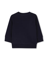 Sweatshirt and trouser set with cotton logo - Caban