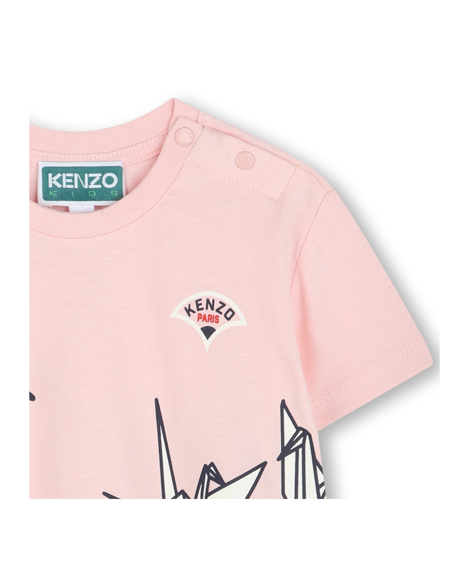 Dress with cotton logo - English Rose