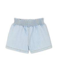 Short avec logo en denim - Bleach