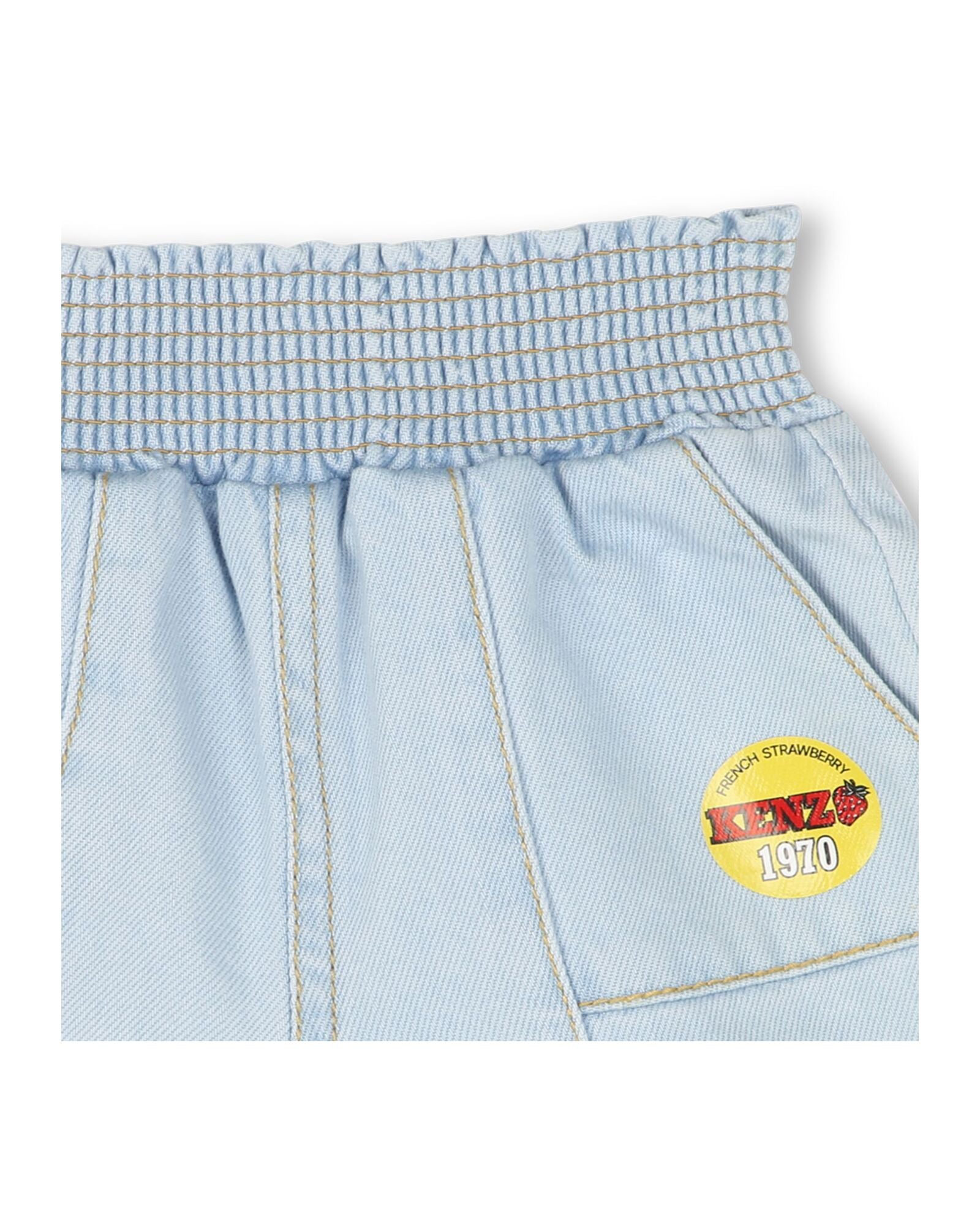 Short avec logo en denim - Bleach