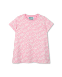 Robe avec logo en coton - Rose Friandi