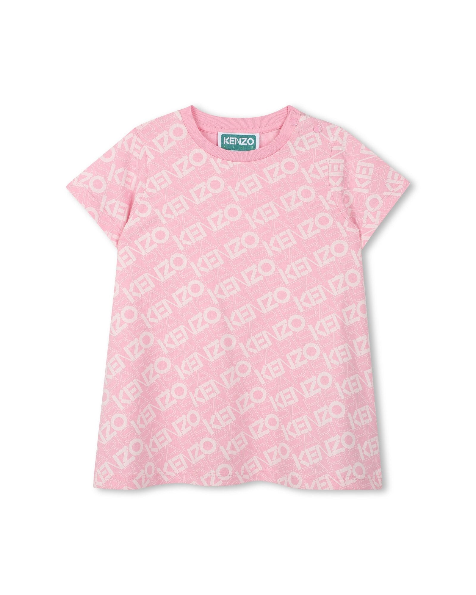Robe avec logo en coton - Rose Friandi