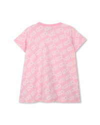 Robe avec logo en coton - Rose Friandi