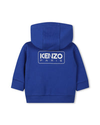 Ensemble cardigan pantalon avec logo en coton - Wave Blue