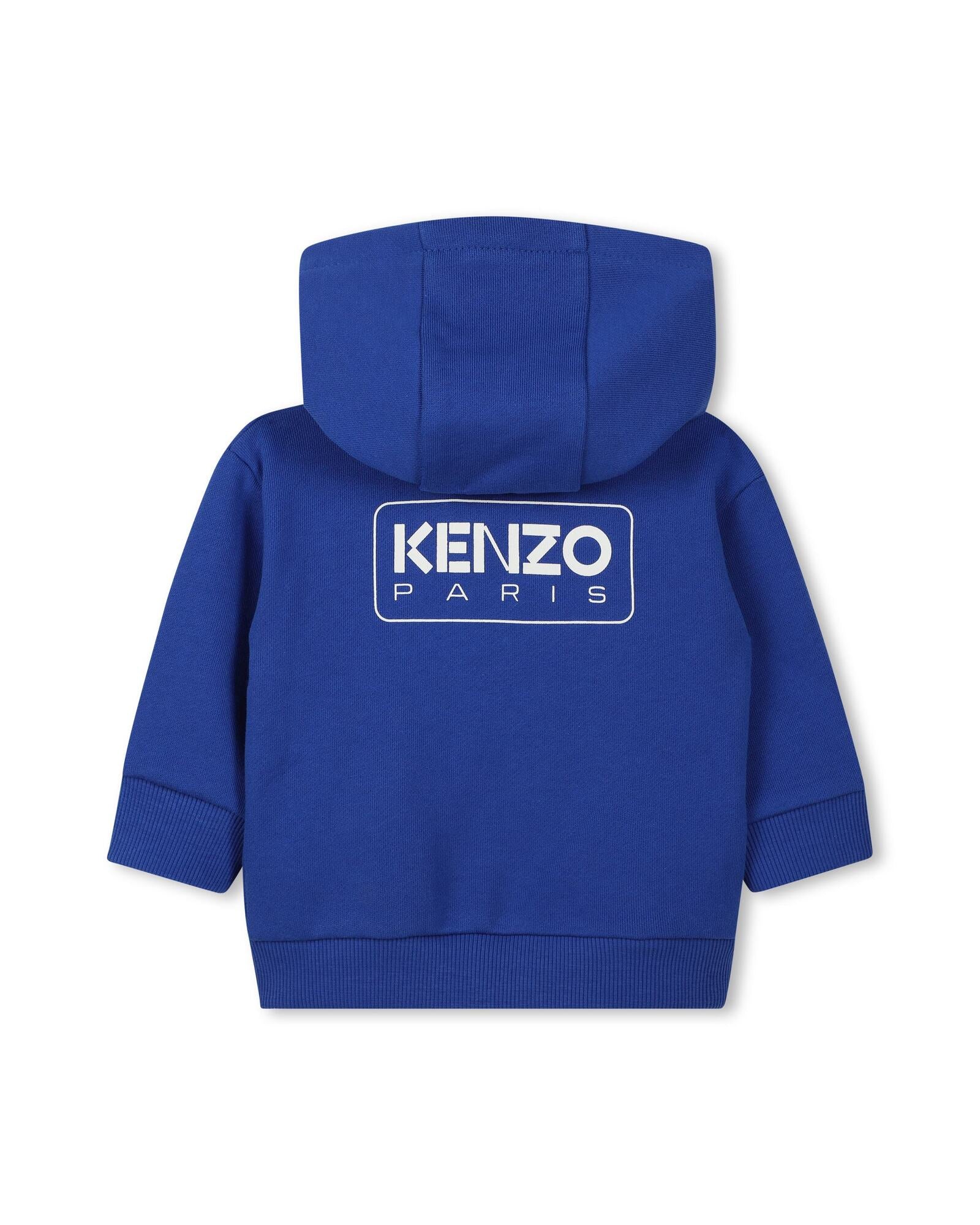 Ensemble cardigan pantalon avec logo en coton - Wave Blue