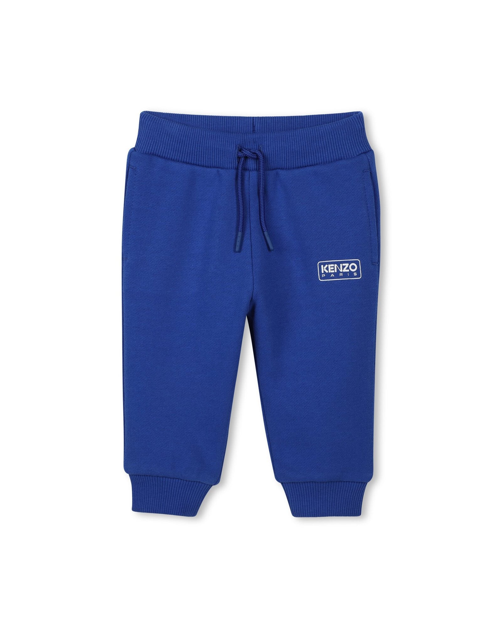 Ensemble cardigan pantalon avec logo en coton - Wave Blue