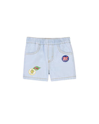 Short avec logo en denim - Bleach