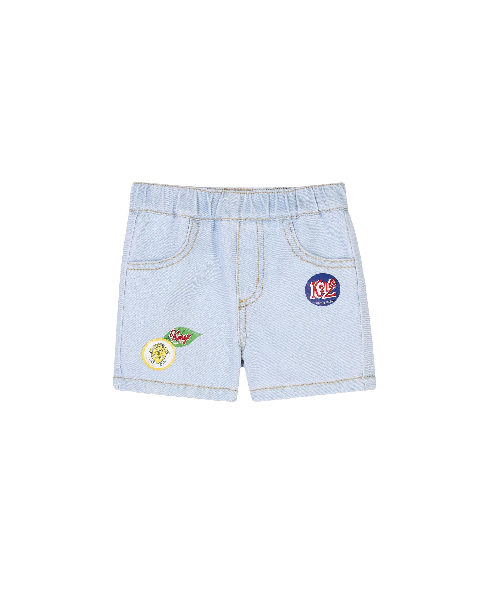 Short avec logo en denim - Bleach
