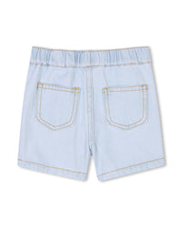 Short avec logo en denim - Bleach