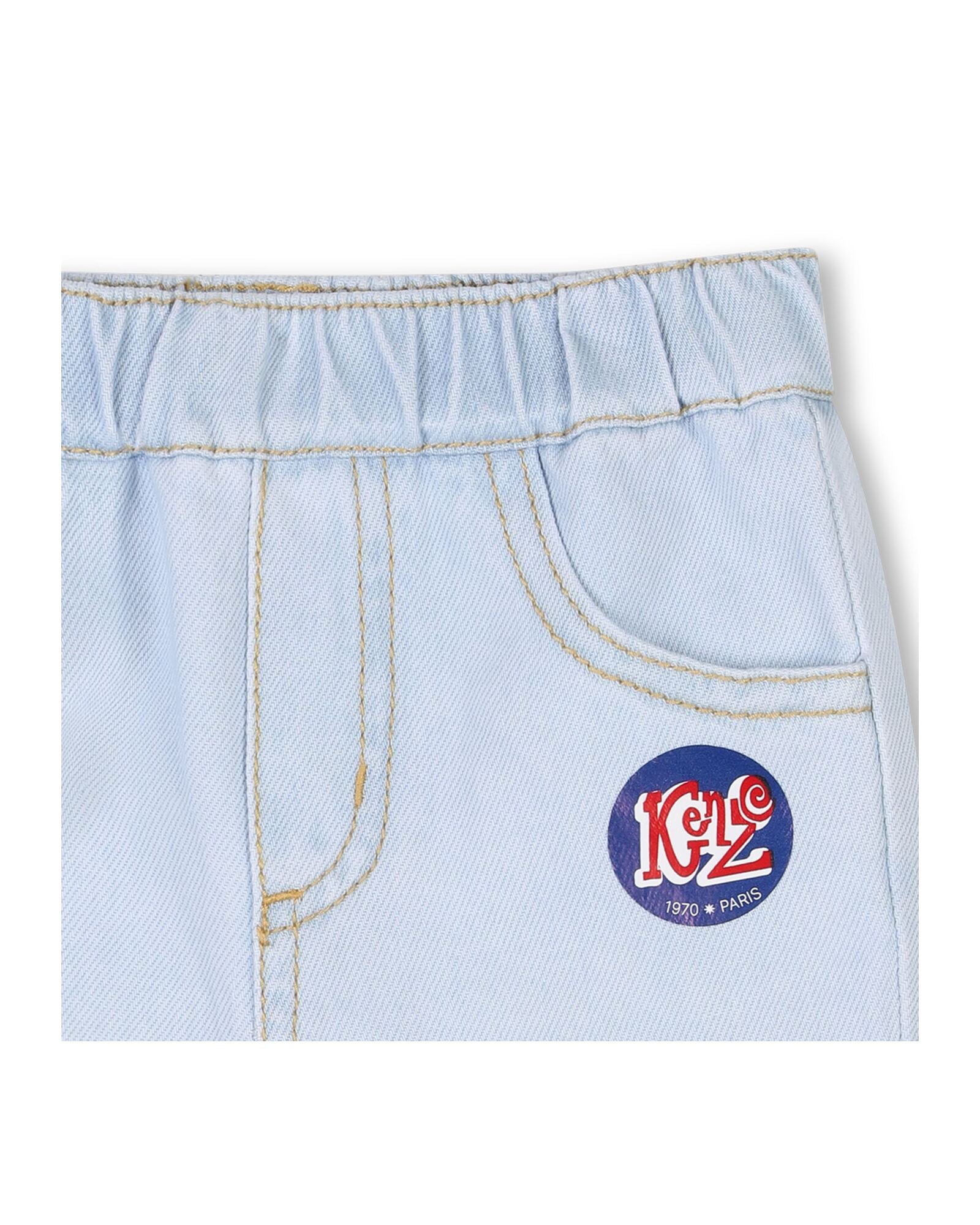 Short avec logo en denim - Bleach