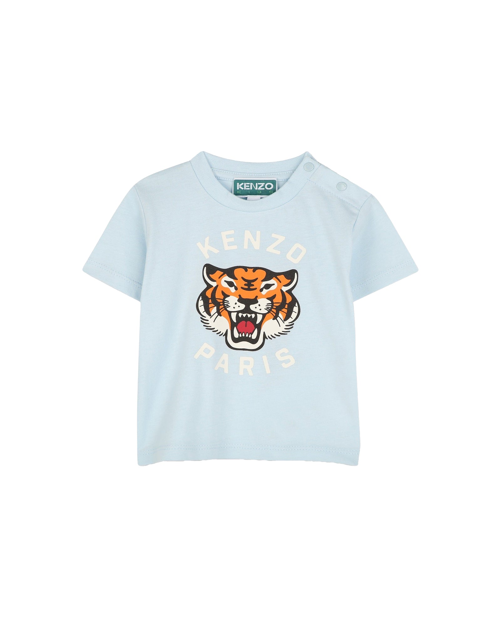 Short-sleeved T-shirt with cotton logo - Stellaire