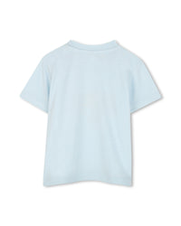 Short-sleeved T-shirt with cotton logo - Stellaire