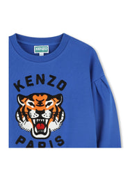 Sweatshirt avec broderie - Wave Blue