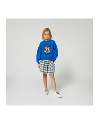 Sweatshirt avec broderie - Wave Blue