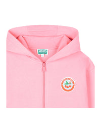 Cardigan de jogging en molleton - Rose Friandise