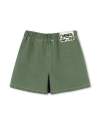 Jupe-short en sergé - Vineyard Green