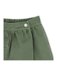 Jupe-short en sergé - Vineyard Green