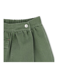Jupe-short en sergé - Vineyard Green