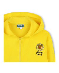 Cardigan en éponge - Jaune Taxi