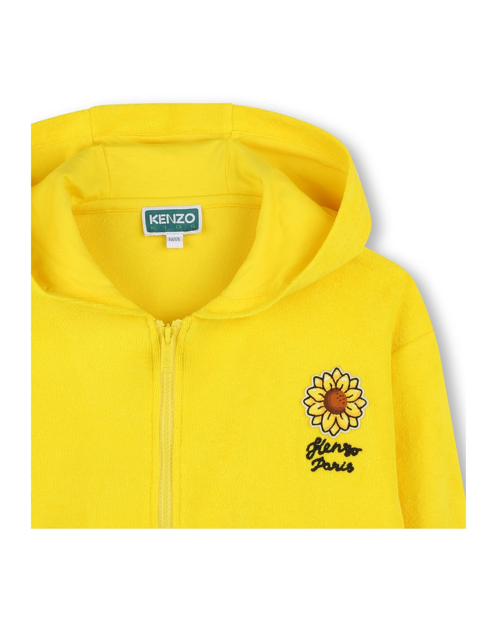 Cardigan en éponge - Jaune Taxi