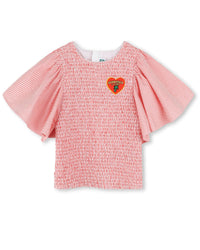 Striped blouse - Rouge Vif