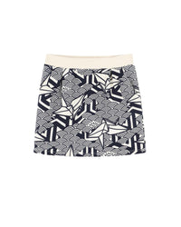 Jupe à taille élastiquée en coton - Caban