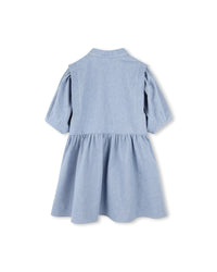 Robe à ouverture pressionnée - Chambray