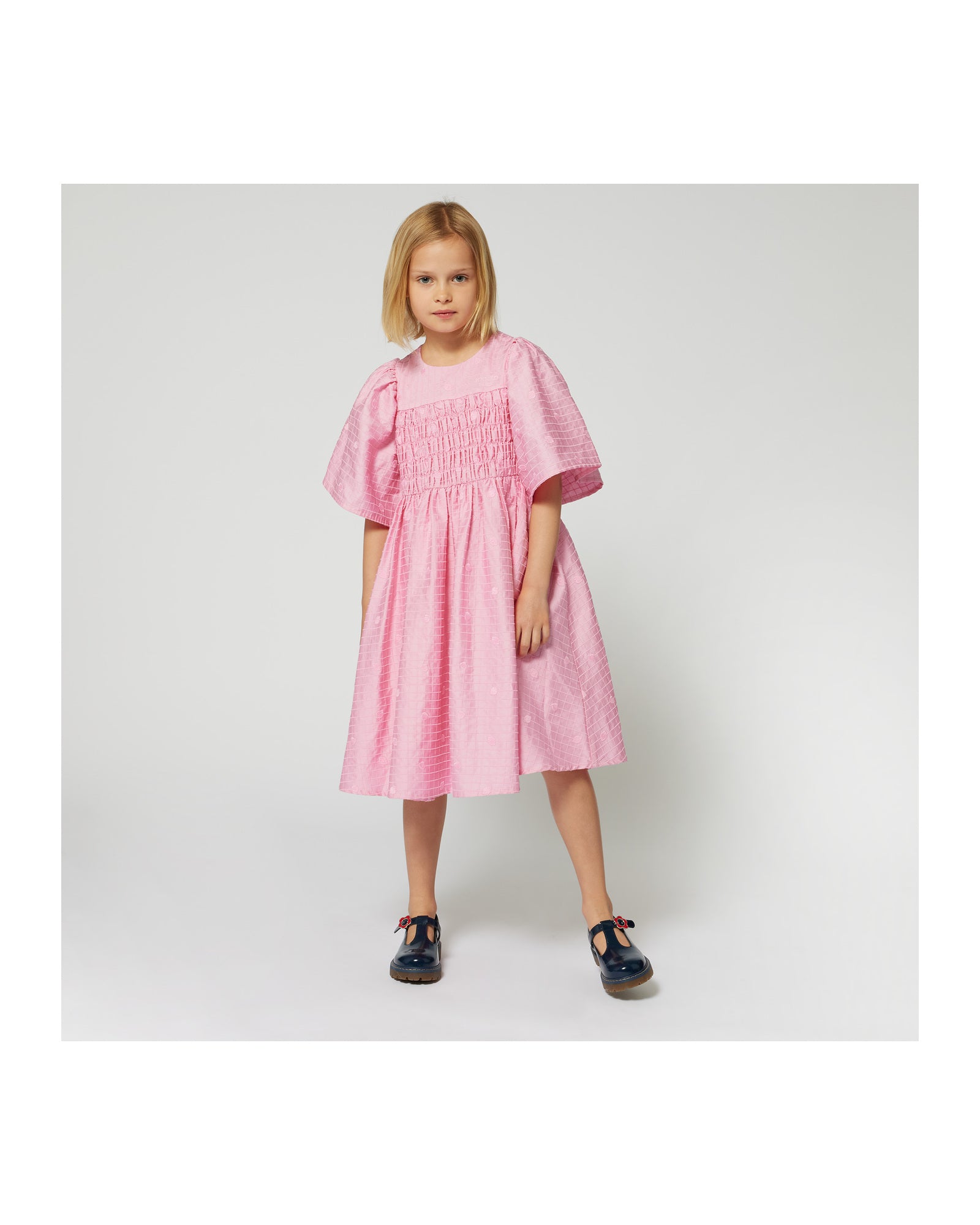 Robe avec fruits brodés - Rose Friandise