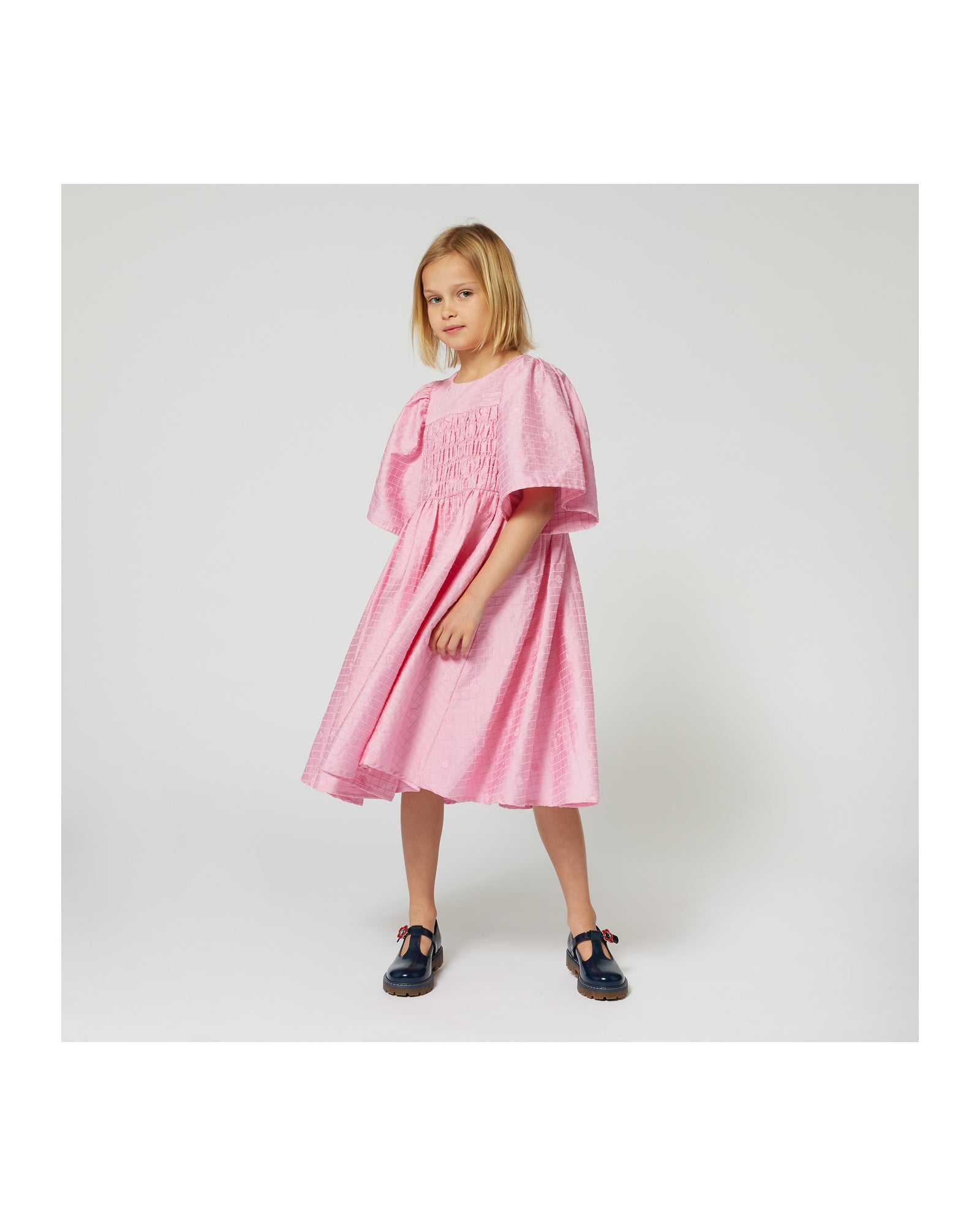 Robe avec fruits brodés - Rose Friandise