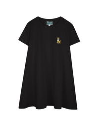 Robe à imprimé en coton - Slate