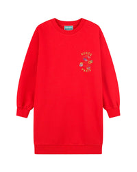 Robe avec logo en coton - Piment