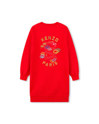 Robe avec logo en coton - Piment