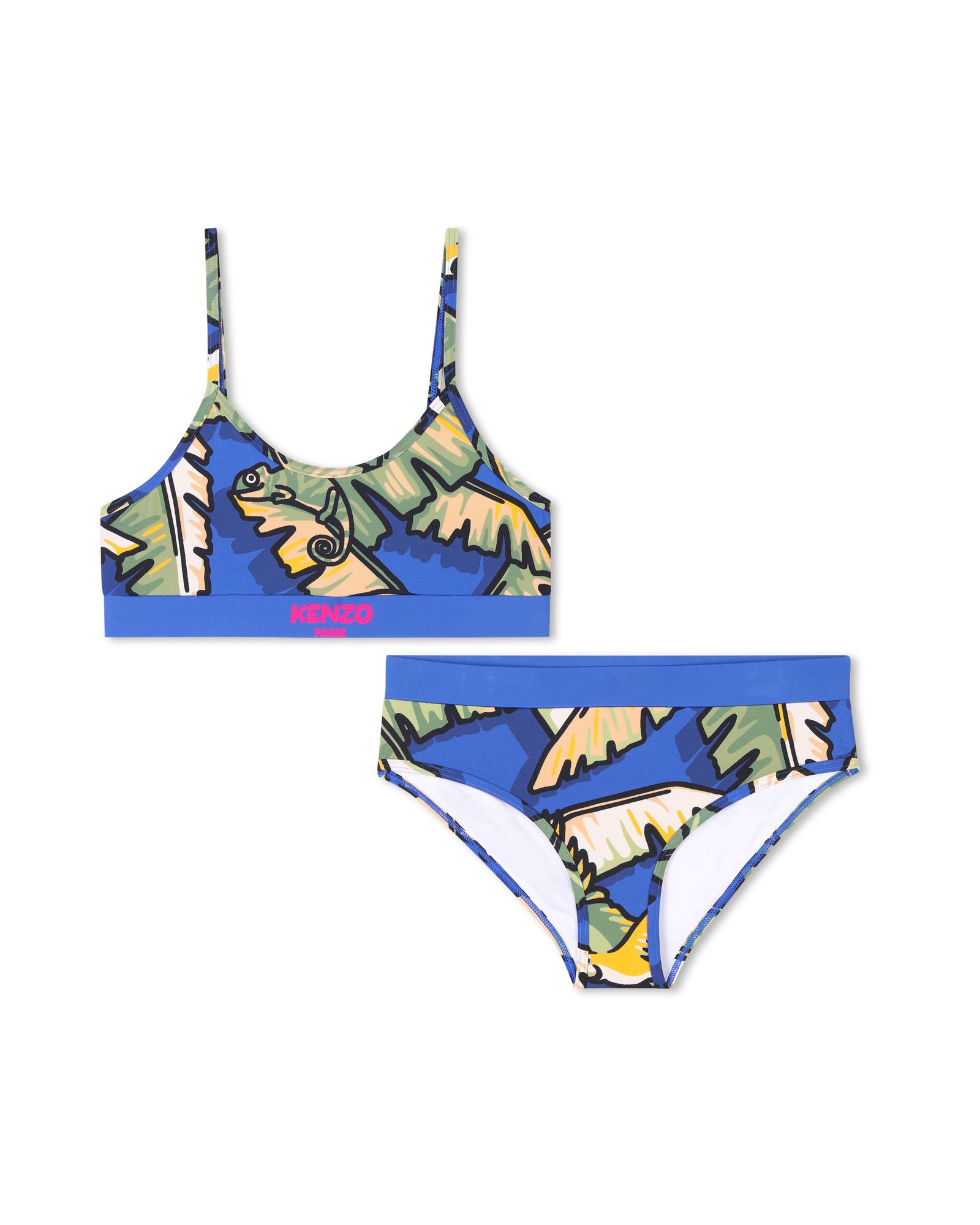 Maillot de bain 2 pièces à imprimé - Wave Blue