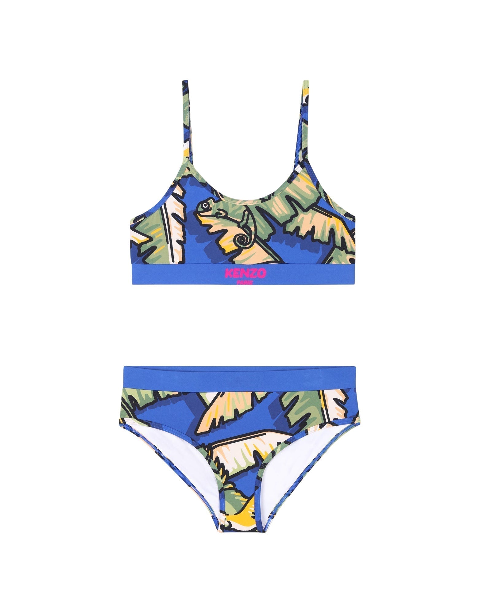 Maillot de bain 2 pièces à imprimé - Wave Blue