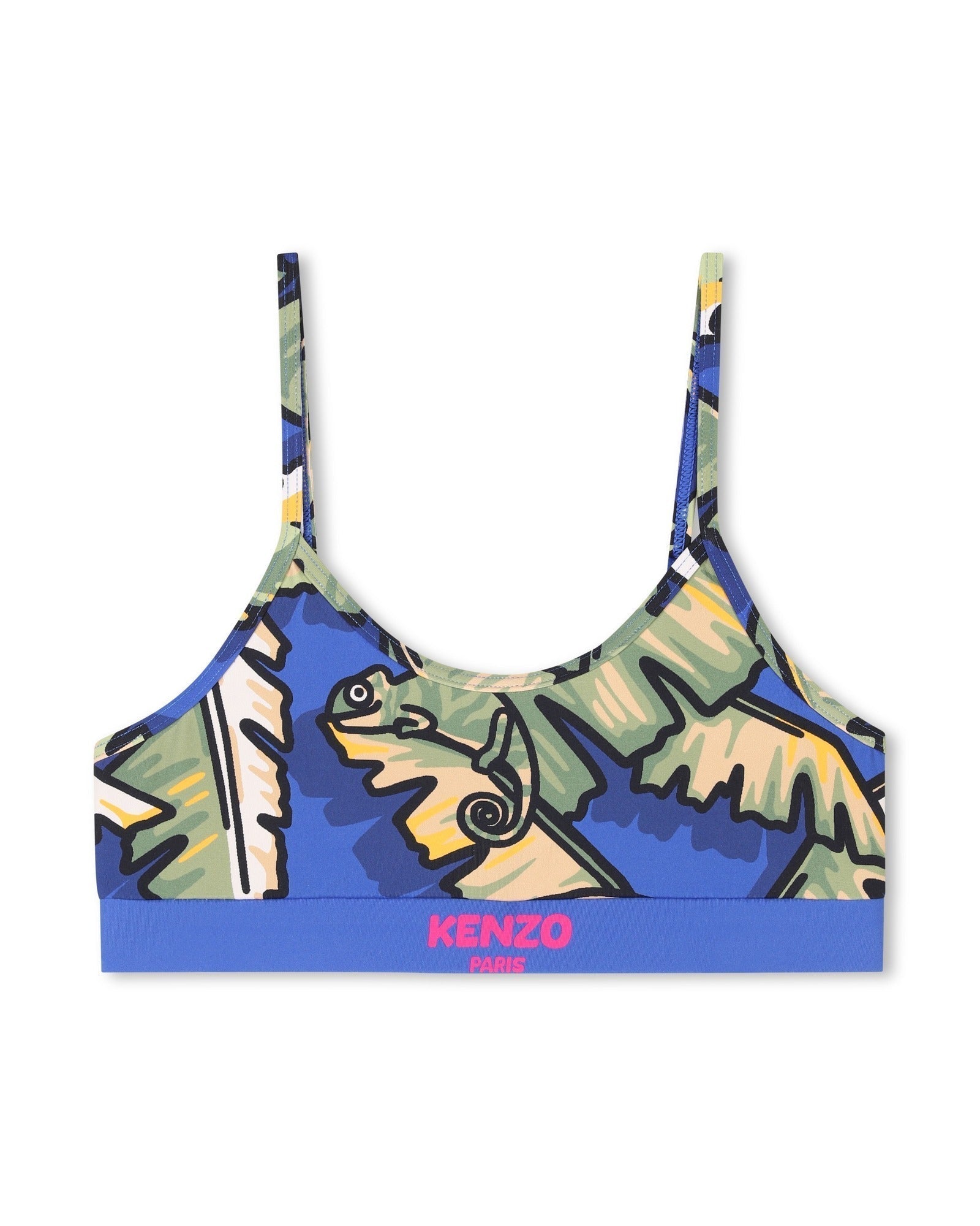 Maillot de bain 2 pièces à imprimé - Wave Blue