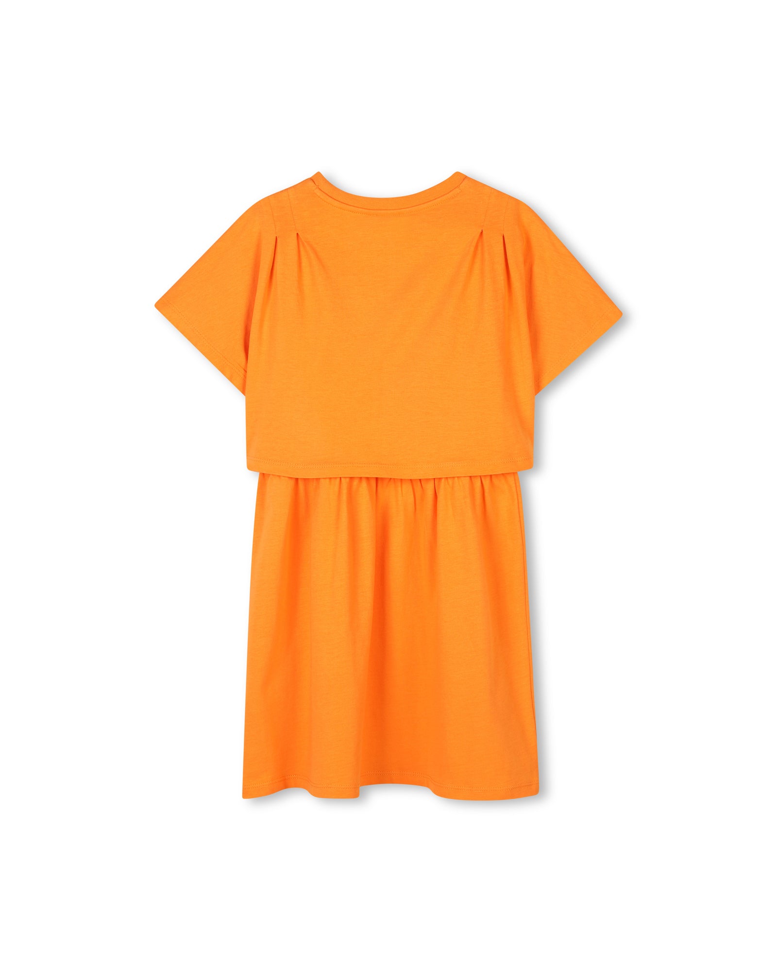 Robe en imprimé - Orange