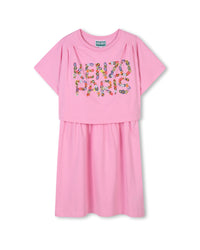 Robe en imprimé - Rose Friandise