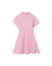Robe à manches courtes en coton - Rose Friandi
