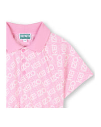 Robe à manches courtes en coton - Rose Friandi