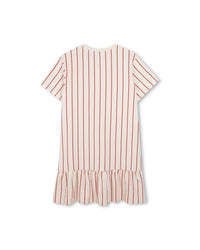 Cotton print dress - Pale Trench